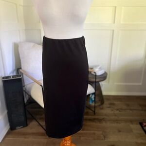 Black Midi Pencil Skirt Work